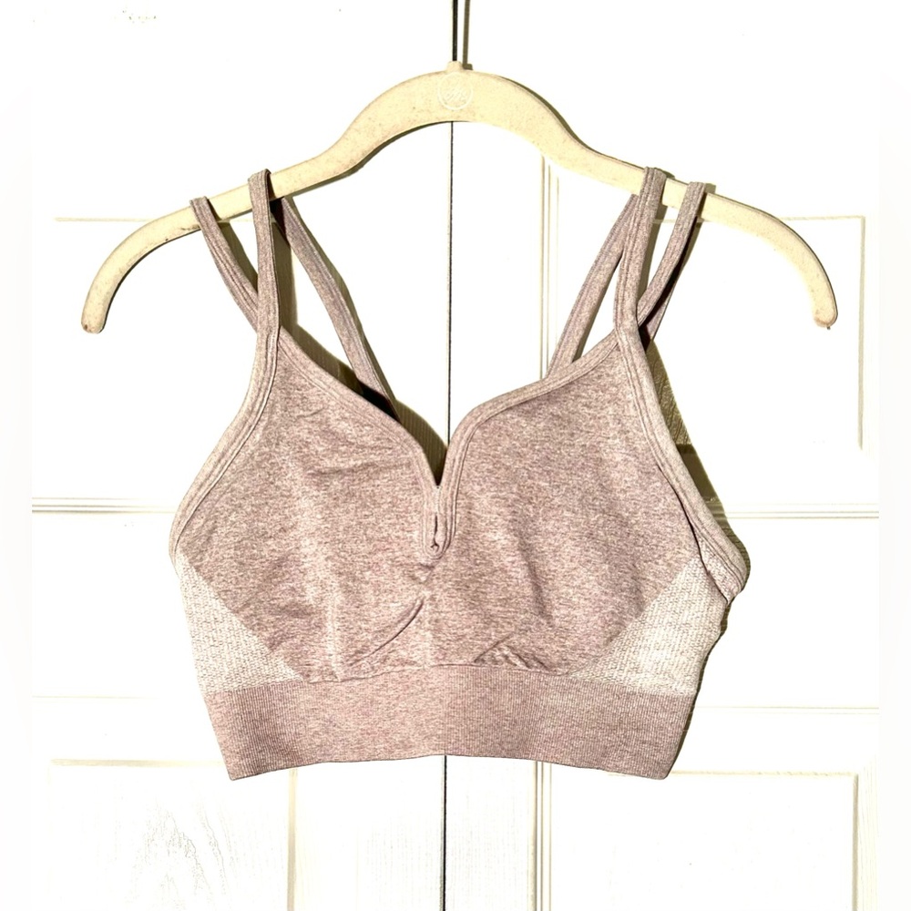 Zella Light Mauve Body Rhythm Sports Bra